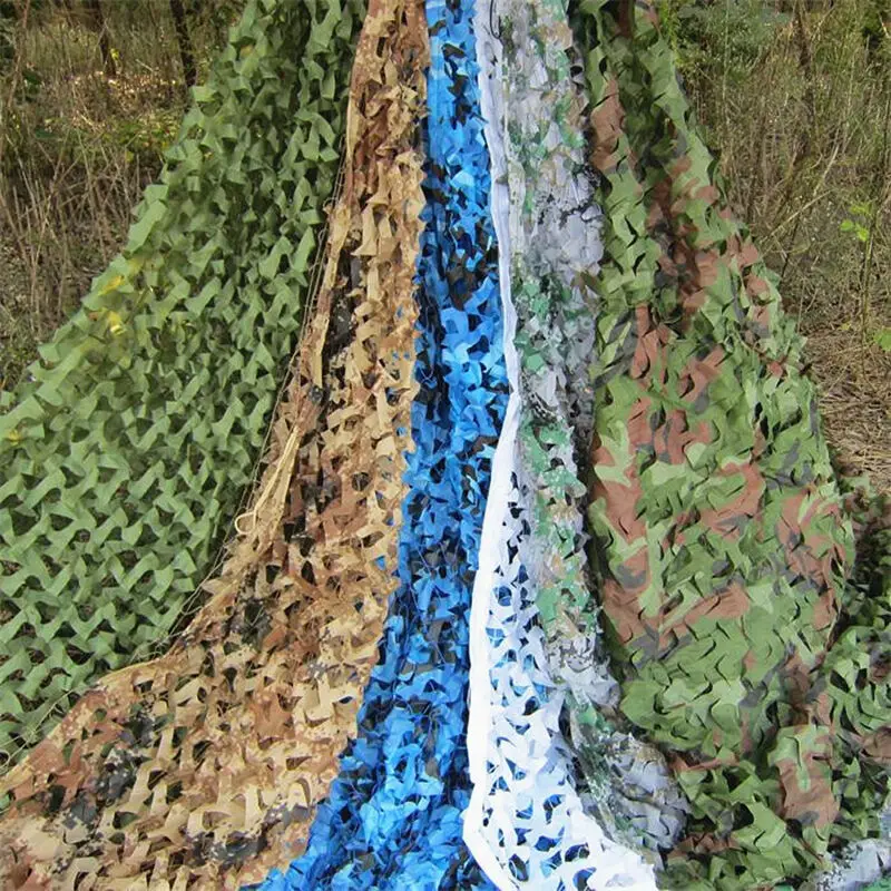 

2x6m Military Camo Outdoors Shooting CS Tree Stands Hunting Camouflage Nets Sun Shelter Car Cover Camouflage Hunting Blind