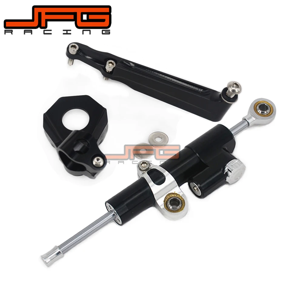 

CNC Steering Damper Stabilizer Linear Reversed Safety Control & Adapter Bracket For CBR600RR CBR600 RR 2005 2006 05 06