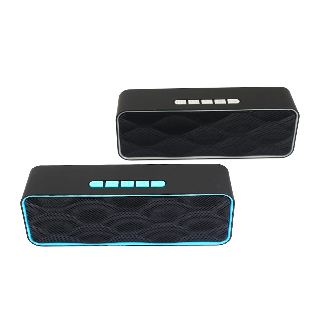 Новый портативный Bluetooth динамик беспроводной 4 2 двойной бас стерео s с FM радио