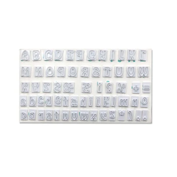 

64pcs/Lot English Letters Alphabets Symbol Fondant Molds Cake Cookie Pastry Decoration Mould DIY Dessert Baking Tools