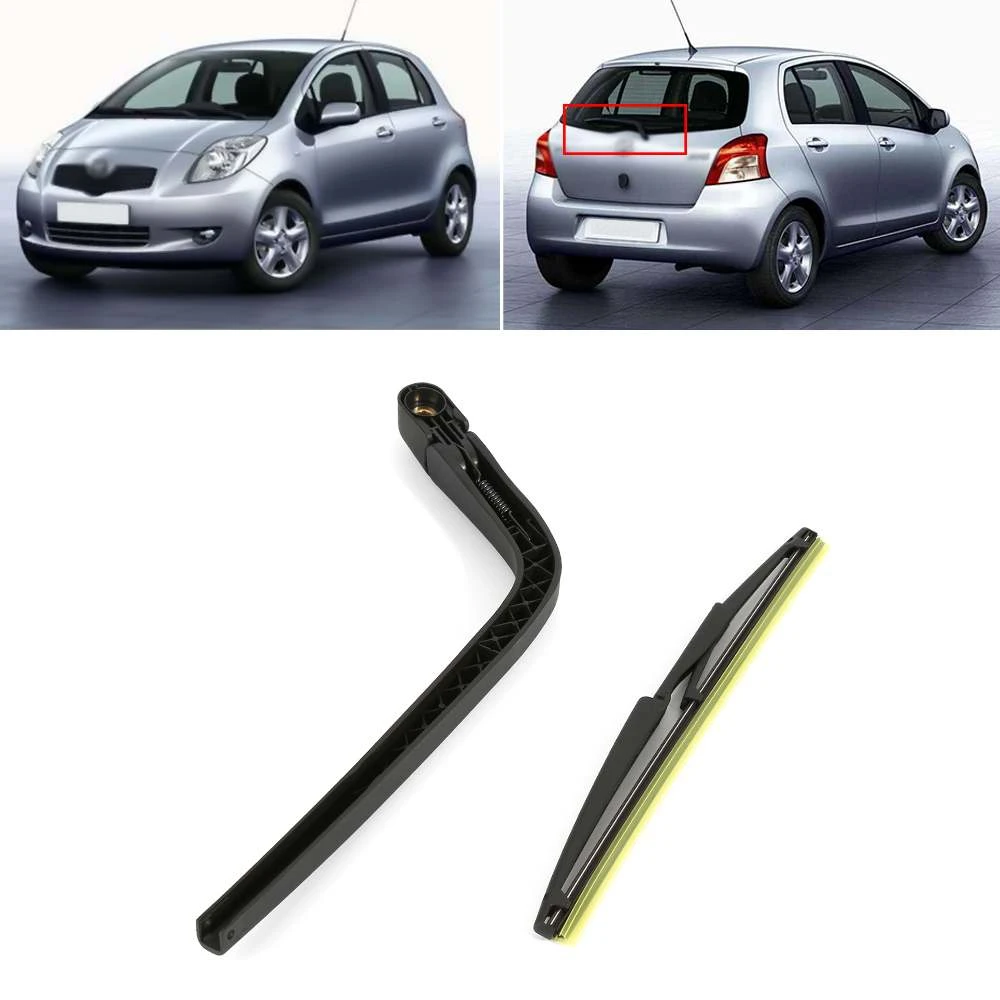 Car Rear Windshield Wiper Arm & Blade Set For Toyota Echo 20002016 Carstyling Windscreen