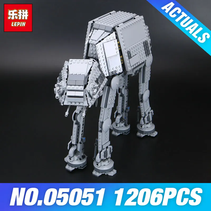 

Lepin 05051 Star Plan Force Awaken The AT Transpotation AT Armored Robot 75054 Wars Building Blocks Bricks Educational DIY Toys