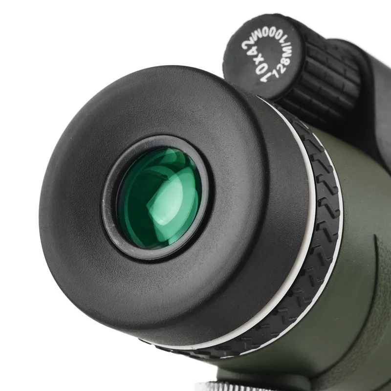 Handheld 10x42 Monocular Powerful HD Wide-angle Lll Night Vision Monoculars Telescope Outdoor Hiking Camping Bird-watching Tools