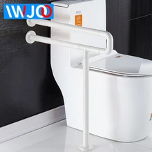 Bathroom Handrail Stainless Steel Toilet Handrails Disabled Wall Mount Grab Rail Bathtub Shower Safety Bar Anti Slip Handle