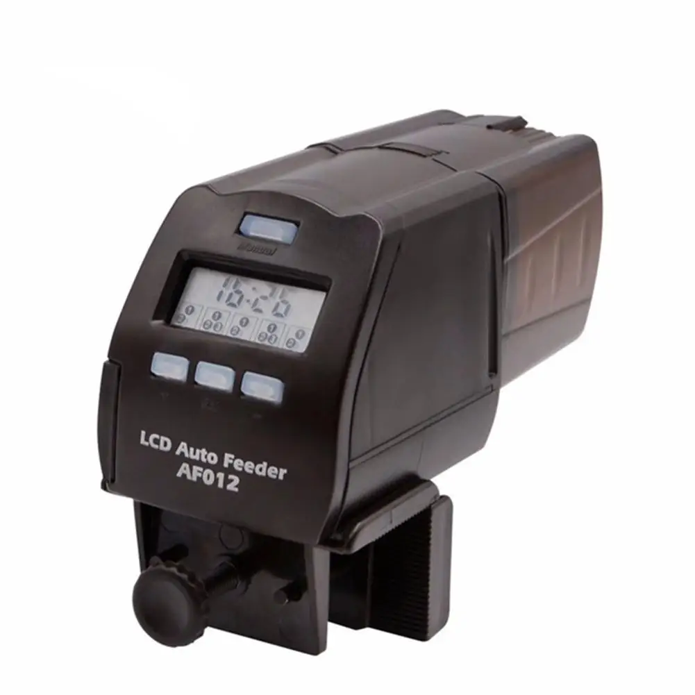 

Digital LCD Automatic Fish Feeder Aquarium Tank Pond Auto Fish Feeder Timer Food Feeder Timer Capacity Adjustable