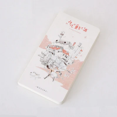 New Blank Sketchbook Diary Drawing graffiti Painting Sketch Book 80 sheet Vintage Cat Notebook paper Office School Supplies - Цвет: 48K 86x160mm