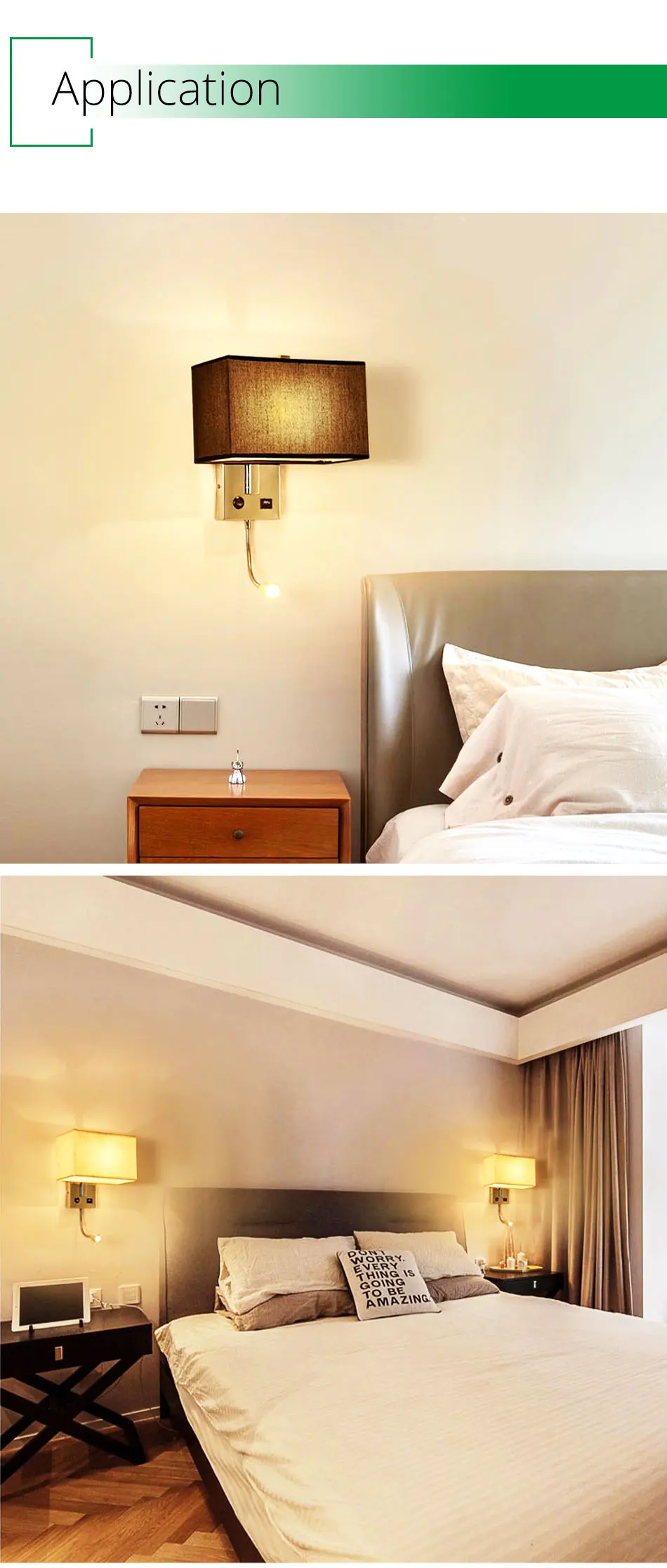 USB LED Wall Lights Indoor Decorative Modern Cube Wall Bedside Lamp Wall Mounted Light Bedroom Bathroom Lighting Sconce Lamps (9)