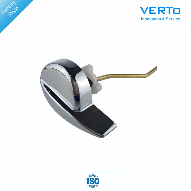 Luxurious Left Side Mount Water Flush Tank Levers Electroplating