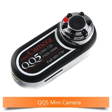 10PCS Mini Portable QQ5Full HD 12MP 170′ Ultra-Wide Angle Motion Detector Infrared Mini DV Camera Camcorder Webcam + memory card