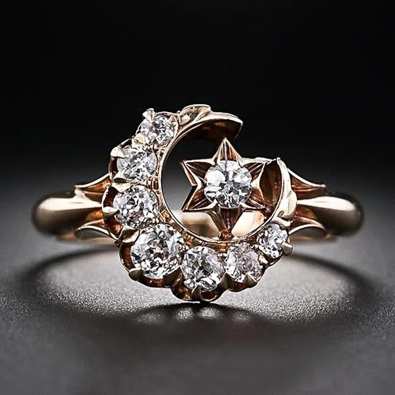 Star wedding rings
