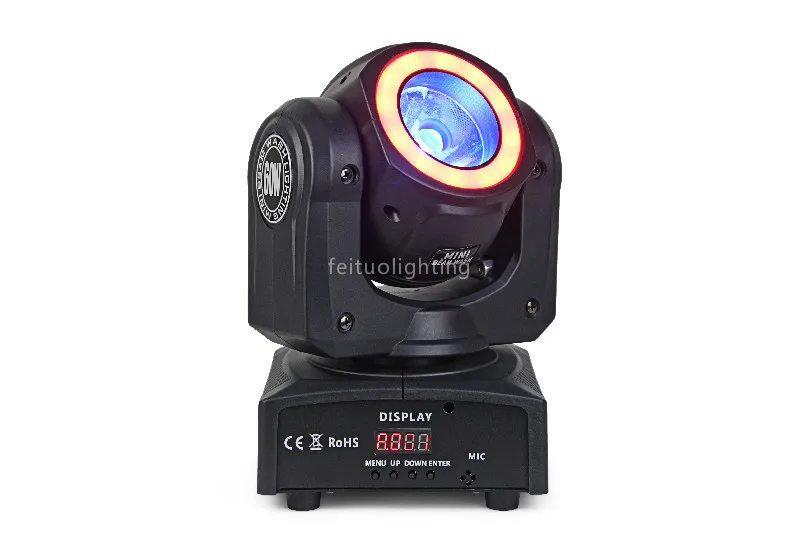

super bright mini led beam 60w rgbw 4 in 1 led moving head beam with halo effect dmx control for stage and dj