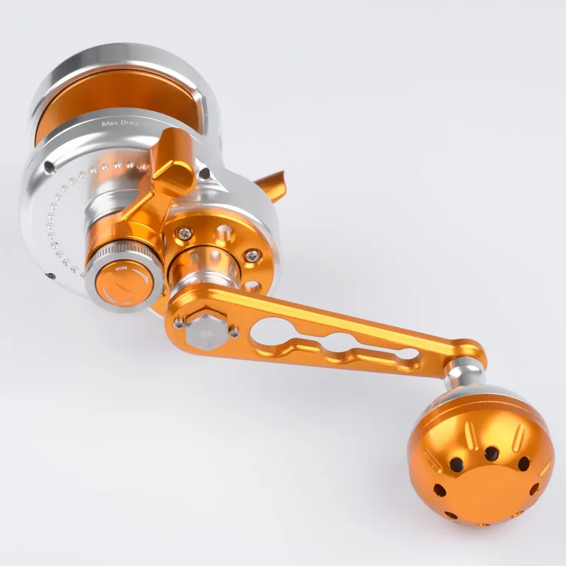 

Slow Jigging Reel PE3 # - 400M Max Drag 25kg 10BB High Speed G-Ratio 5.1:1 490g Offshore Boat Fishing Reel Trolling Reel