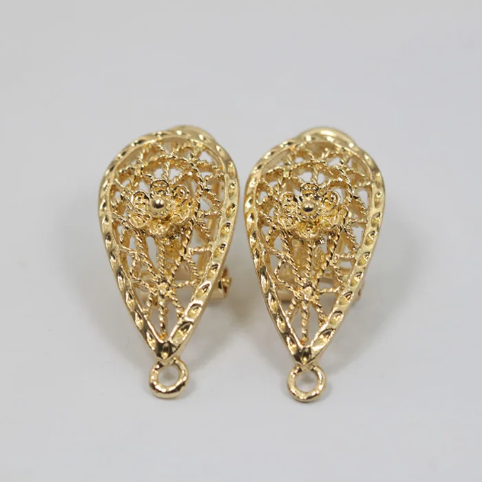 

Earrings Hooks Pretty Rhinestone Fashion Earrings Base Earrings Top Earring Findings for DIY Jewelry 19 StylesABH214