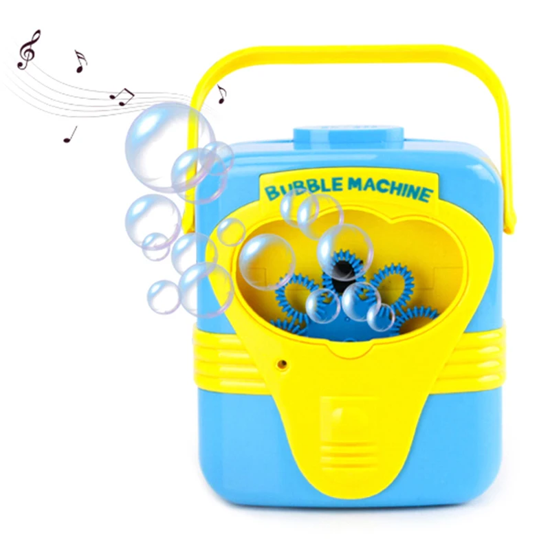 Автоматическая электрическая ручная машина для мыльных пузырей игрушки