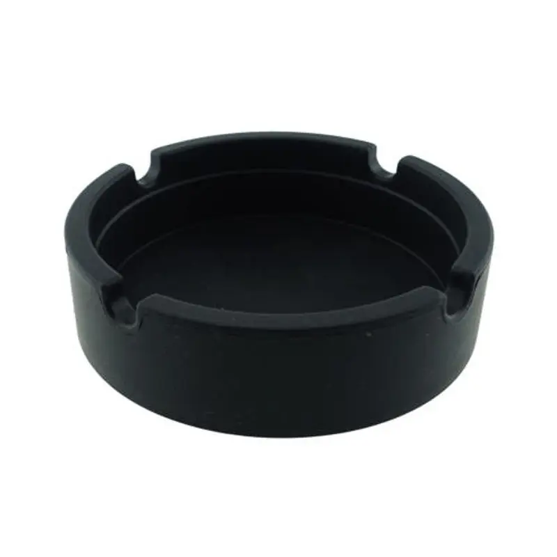 1X Portable Rubber Silicone Soft EcoFriendly Round Ashtray Ash Tray