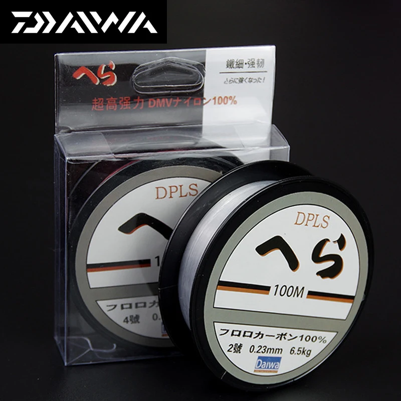 DAIWA 100 м супер сильная нейлоновая рыболовная леска 2LB-40LB 2 цвета японская Моноволокно рыболовная леска для карпа матча Морская рыбалка