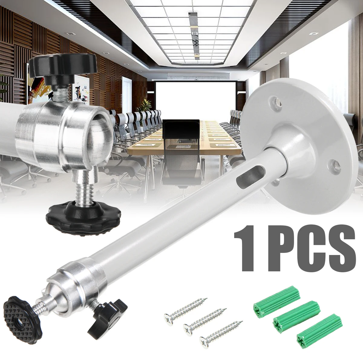 360 Degrees Rotation LCD Projector Ceiling Wall Mount Aluminium Alloy Projector Bracket Holder Stand For Hardware Tool