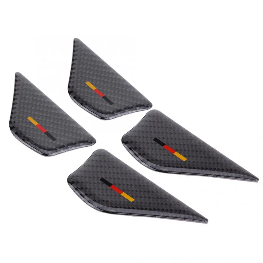 4Pcs Carbon Fiber Car Interior Door Handle Bowl Cover Trim for Mercedes C Class W205 C180 C200 GLC Car Styling