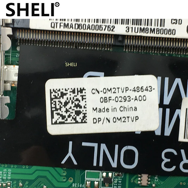 SHELI для Dell N4010 Материнская плата ноутбука основная плата DAUM8CMB8C0 CN-0M2TVP 0M2TVP M2TVP ноутбук ПК материнская плата Тест ОК