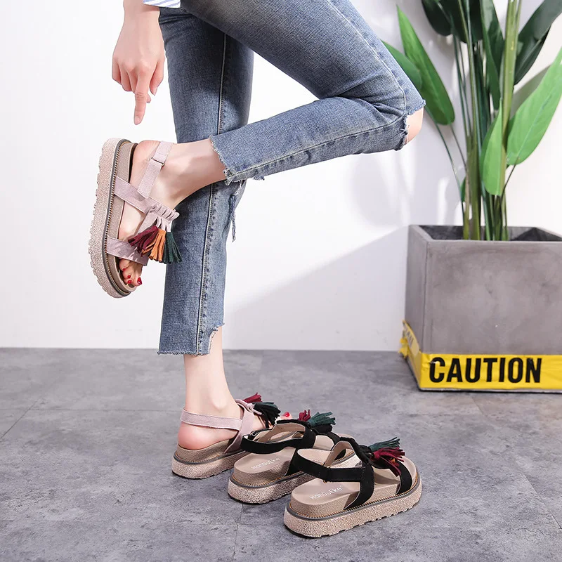 2018-Summer-Gladiator-Open-Toe-Ankle-Wrap-Medium-Heel-Platform-Sandals-Slip-On-Flip-Flops-Casual (1)