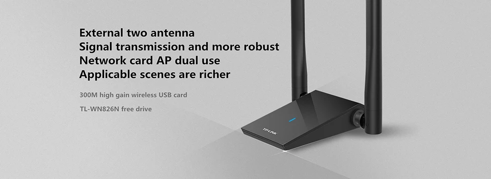 Tp Link Wn826n Wireless Wifi Usb Adapter 300mbps 2 5dbi High Gain Antenna 2 4g Wireless Network Card Free Drive Drop Shipping Wifi Usb Adapter Wifi Usbwireless Wifi Usb Adapter Aliexpress