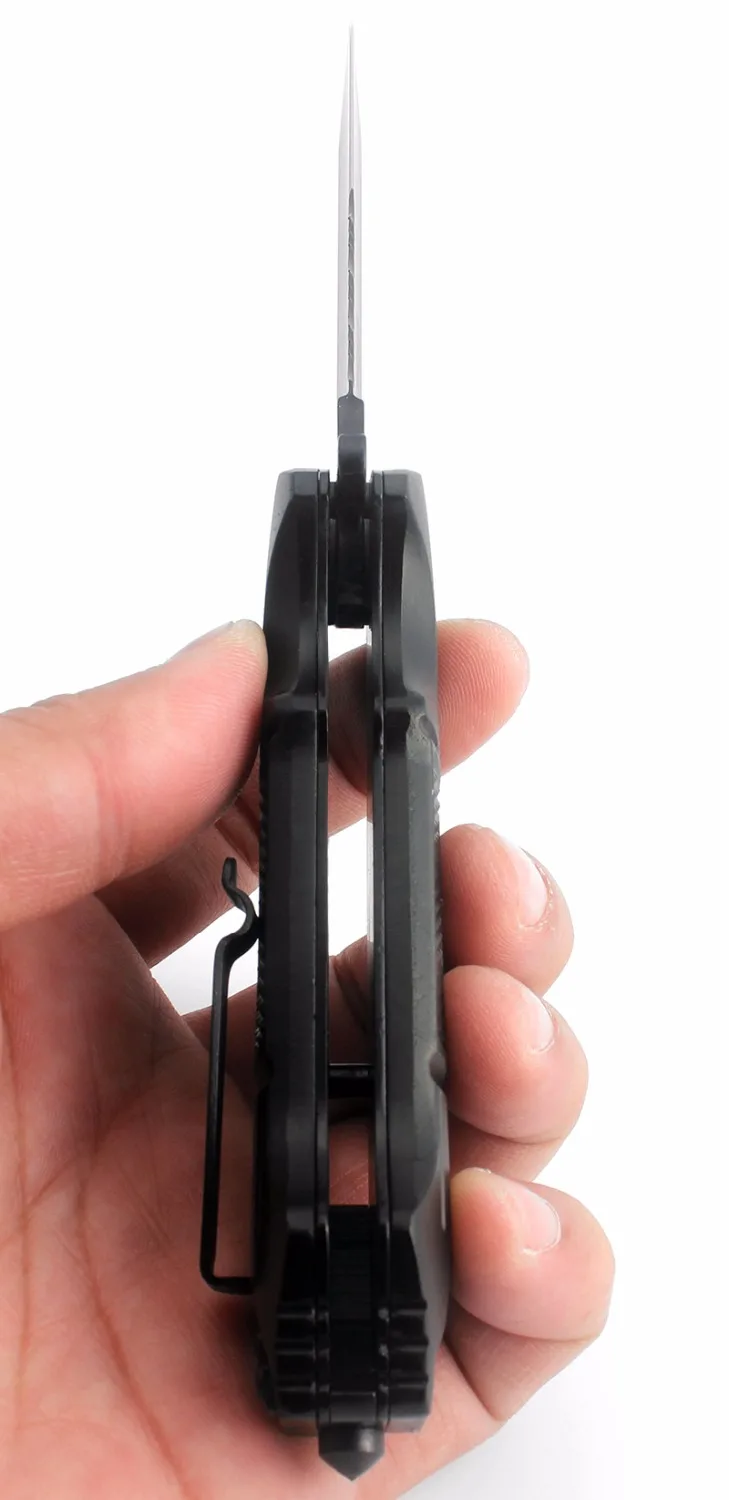 KKWOLF Folding Knife Multifunctional Half-tooth Walther Defence Pocket Knife Black Survival Hunting Knife EDC Tactical Knife too KKWOLF Folding Knife Multifunctional Half-tooth Walther Defence Pocket Knife Black Survival Hunting Knife EDC Tactical Knife too