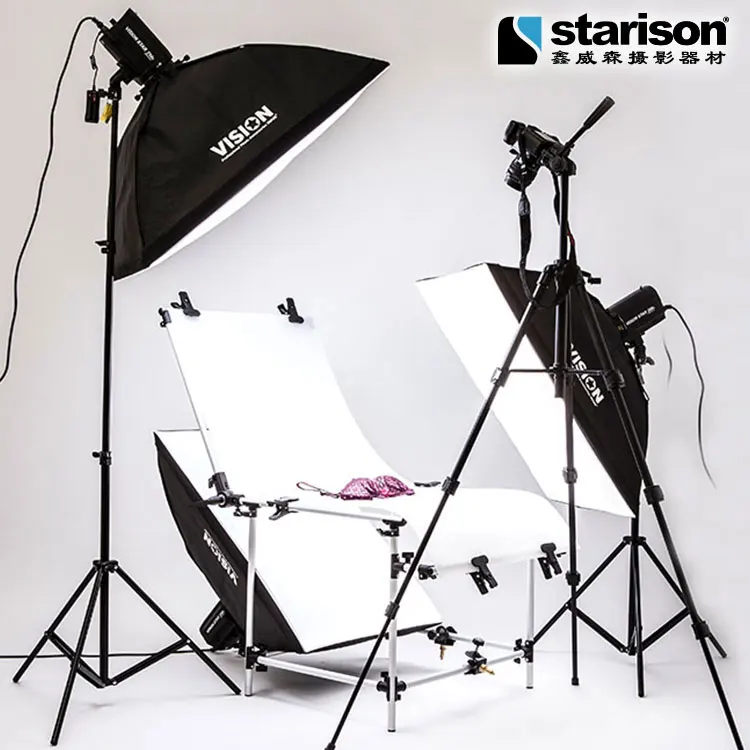 

Adearstudio 250w studio flash softbox photographic equipment shooting station photography light set