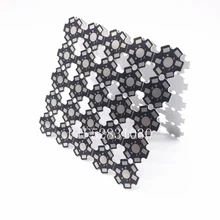 100 шт./лот, 1 Вт 3 Вт 5 Вт высокомощный светодиодный алюминиевый базовый лист, монтажная плата, светодиодный PCB, PCB1W& 3 W