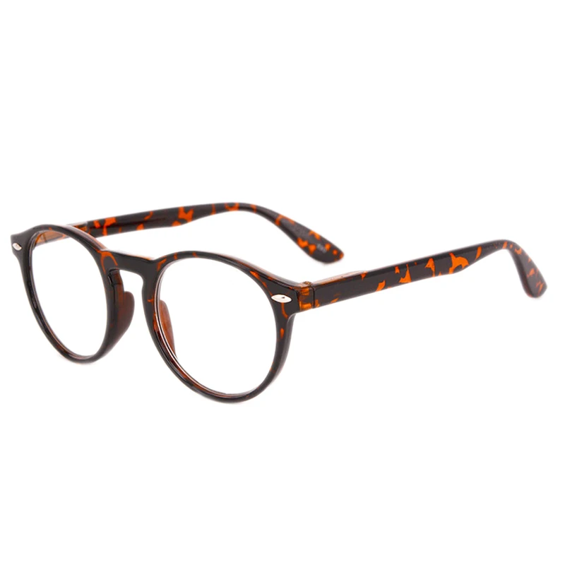 Mayitr Retro Ultra Light Round Spring Hinges Reading Glasses Women Men Full Rim Eyewear Glasses Presbyopia 4 Colors  +1.0~+3.5