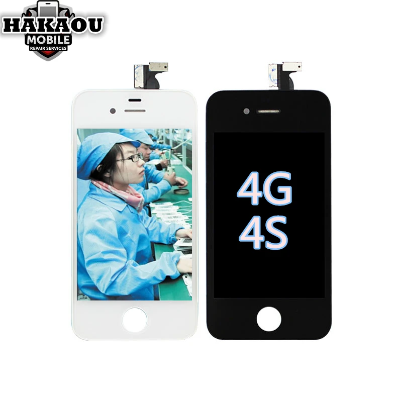 

FFtrends for iPhone 4 4S LCD Display & Touch Screen Digitizer Full Assembly Replacement Parts Low 5pcs/lot Black White