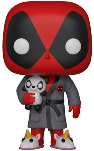 Фигурка из винила Funko pop Official Marvel: Playtime Deadpool in Robe Коллекционная модель игрушки в