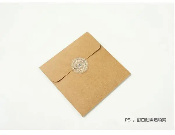 (50 шт./лот) 250gsm крафт CD бумажная упаковка пустые конверты из крафт-бумаги натуральный Цвет простая крафт-бумага Бумажный Подарочный конверт