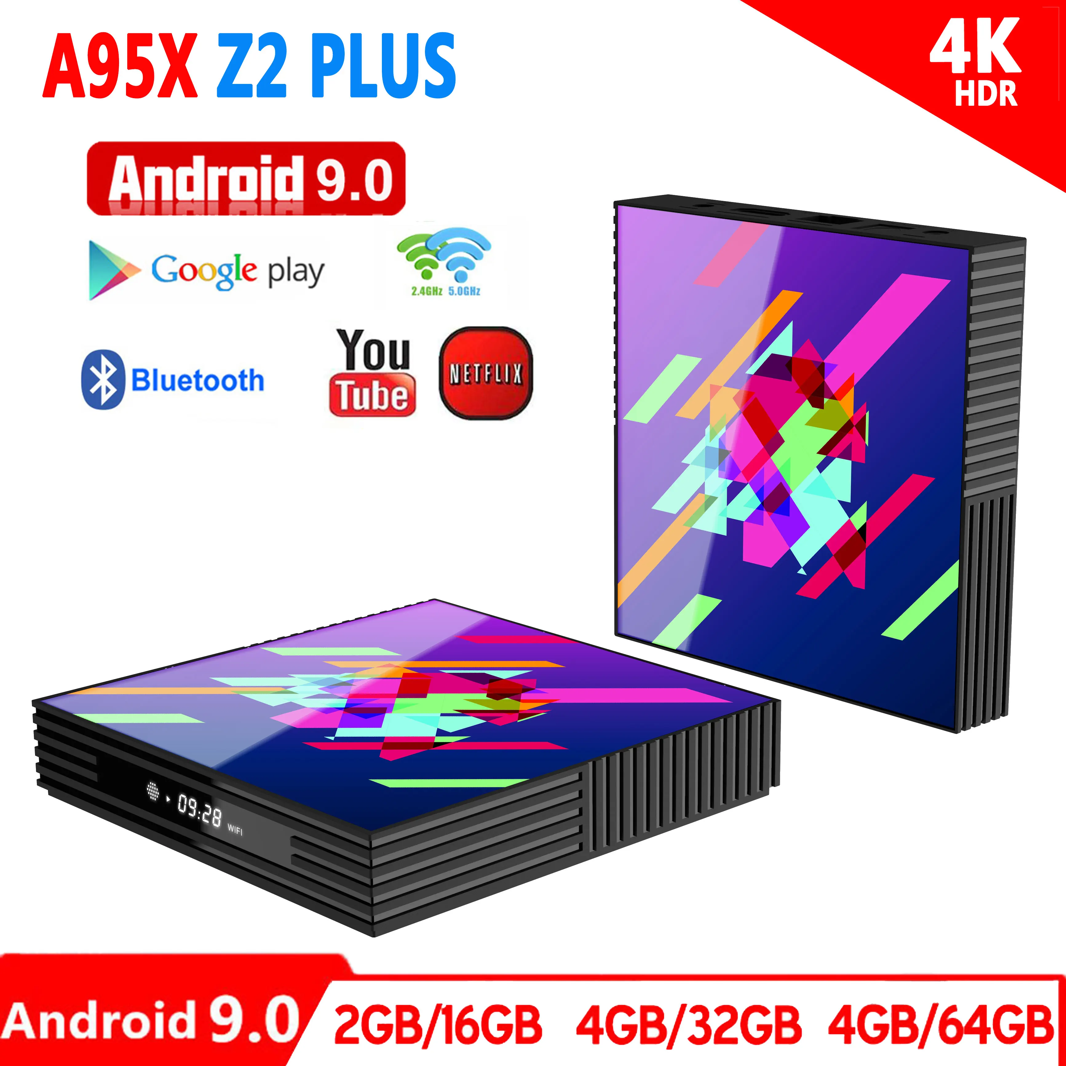 Android TV Box Rockchip 4GB 64GB 2.4/5.0G Dual BT WiFi 4K Google Play Youtube Smart TV Box Android 9.0 PK H96MAX RK3318