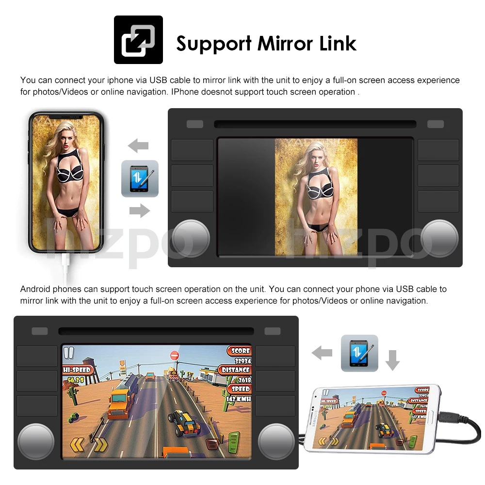 Discount Hizpo 2 Din Car Radio Car DVD Multimedia for ford focus s-max c-max 2008 2009 2010 2011 2012 Tape Recorder Stereo GPS SWC DVR 10