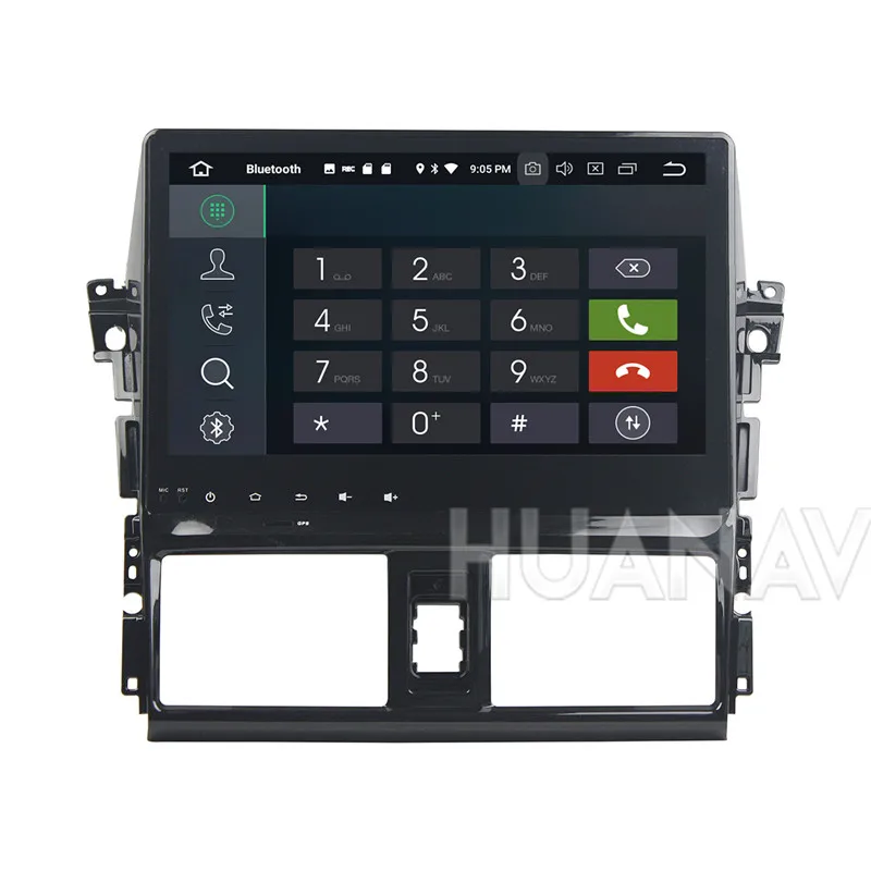 Best Android 8.0 No Car DVD player GPS Glonass Navigation For Toyota YARIS 2013-2015 Car multimedia stereo player 32GB CAR MAPS 6