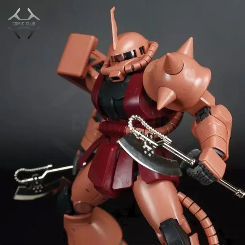 

COMIC CLUB IN-STOCK 2pcs/set gundam model metal short handle axe for MG/HG zaku action figure robot (not contain model)