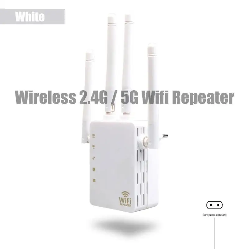 AC 1200 Мбит/с беспроводной 2,4G/5G двухдиапазонный маршрутизатор Wi-Fi с функцией репитера 4 высоких антенны