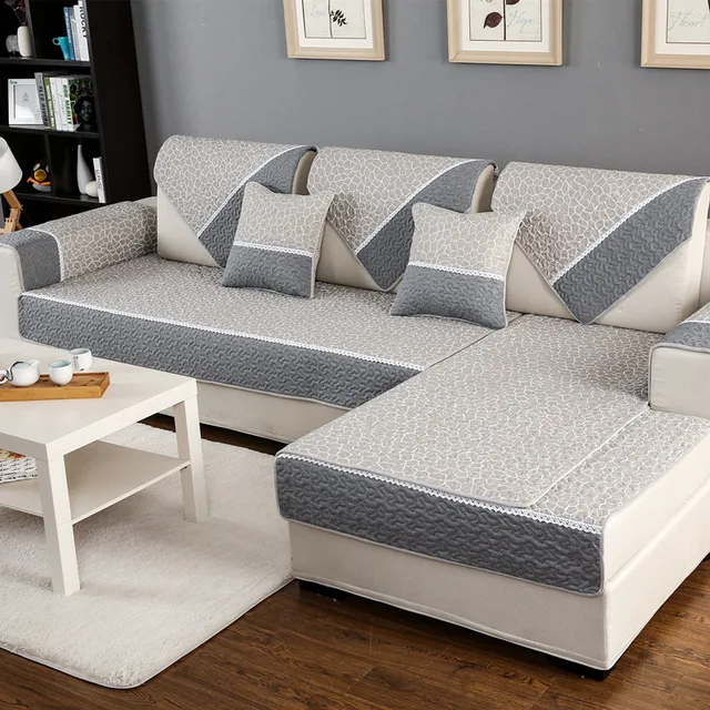 Us 8 62 49 Off High Quality Sofa Cover 1 Piece Cotton Printed Soft Modern Slip Resistant Slipcover Seat Couch For Living Room In