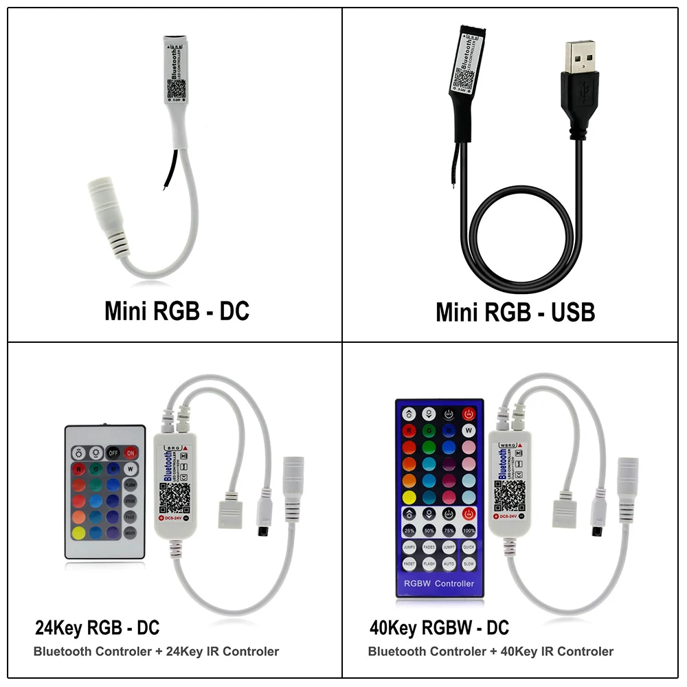 DC5V-24V Bluetooth RGB RGBW светодиодный контроллер IOS/Android APP Bluetooth RGB контроллер для RGB RGBW светодиодные ленты