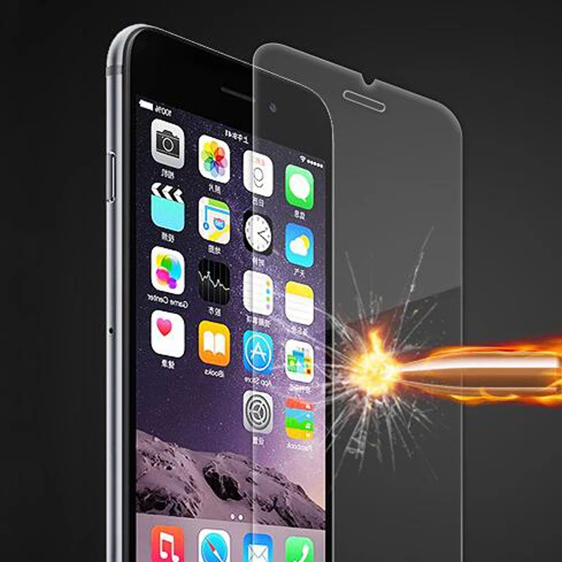 

9H Tempered Glass Screen Protector Phone Case For iPhone 7 7Plus 5 5S 5C Se 8 X 6 6S 8Plus XR Xs Max Cover Phone Protective Film