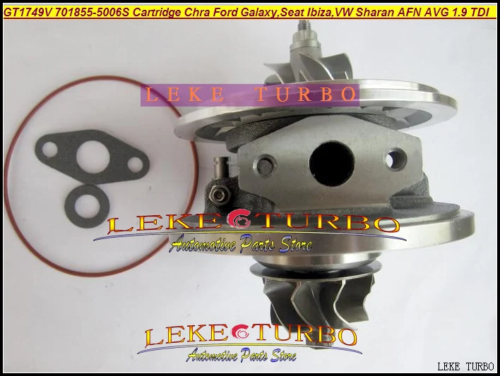 GT1749V 701855-5006S 701855 028145702S Turbocharger Cartridge Chra Core Ford Galaxy,Seat Ibiza,VW Sharan AFN AVG 1.9L TDI 110HP