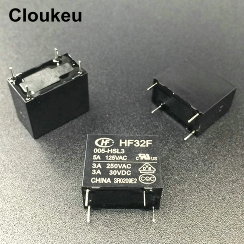 HF32F-005-HSL3 5 в 3A реле DIP4 JZC-32F-005-HSL3 | Обустройство дома
