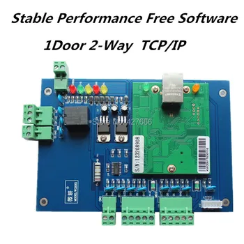 

WebServer TCP/IP single Door Wiegand RFID Access Control Board 1 door 2 Readers Wiegand TCP/IP Network Access Control Board