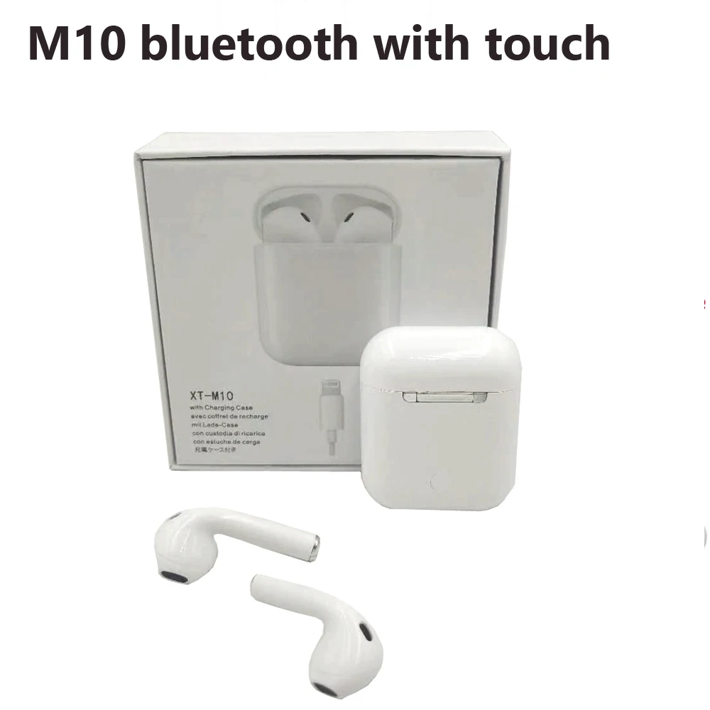 

M10 TWS Bluetooth 5.0 Earphones Earbuds Mini Stereo Sport Music Touch Control Headsets With Charging upgrade i10 For cellphone