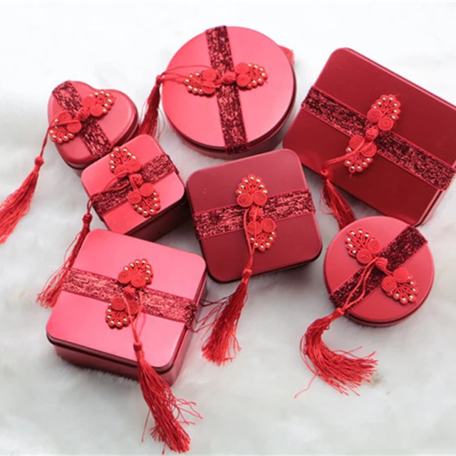 Chinese Vintage Gift Packaging Tin Box Candy Storage Metal Box Adorable Chinese Decorative Boxes Chinese Vintage Gift Packaging Tin Box Candy Storage Metal Box Adorable Chinese Decorative Boxes