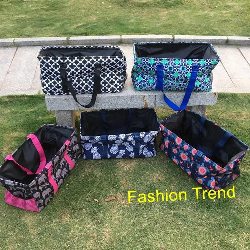 

10pcs/lot 2019 new arrival mixed colors hot selling monogram personalize large utility tote carry bag women laundray bag beach