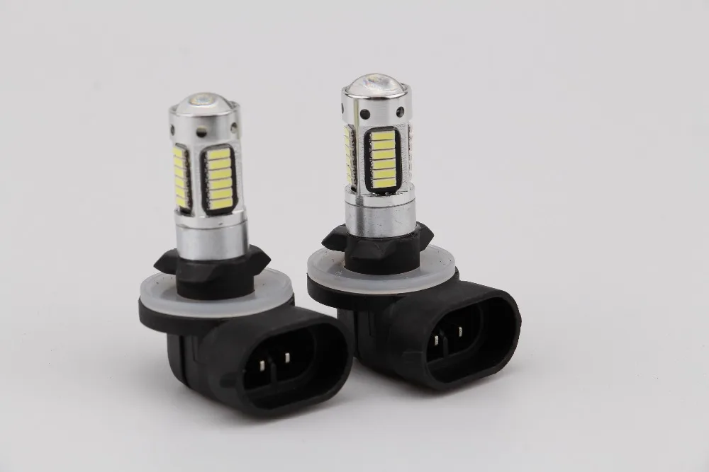 Pink Purple 25W LED 881 894 H27W2 30SMD 4014 Car Bulb Fog ...