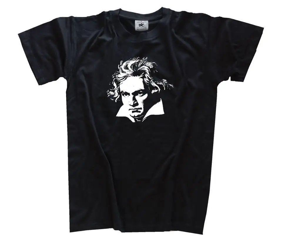 Ludwig van Beethoven Komponist футболка Харадзюку Топы Футболка модная классическая