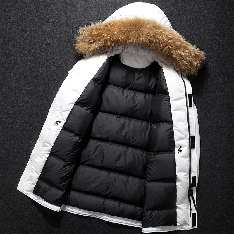 90% White Duck Down Men Down Jacket Men Winter 2019 Top High Quality Winter Coat Mens Thick Casual Goose Tooling Outdoor Jackets 90% White Duck Down Men Down Jacket Men Winter 2019 Top High Quality Winter Coat Mens Thick Casual Goose Tooling Outdoor Jackets