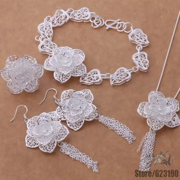 

AS375 925 sterling silver jewelry set, fashion jewelry set /gesaovza hreaqila